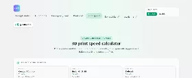 3D Print Speed Calculator